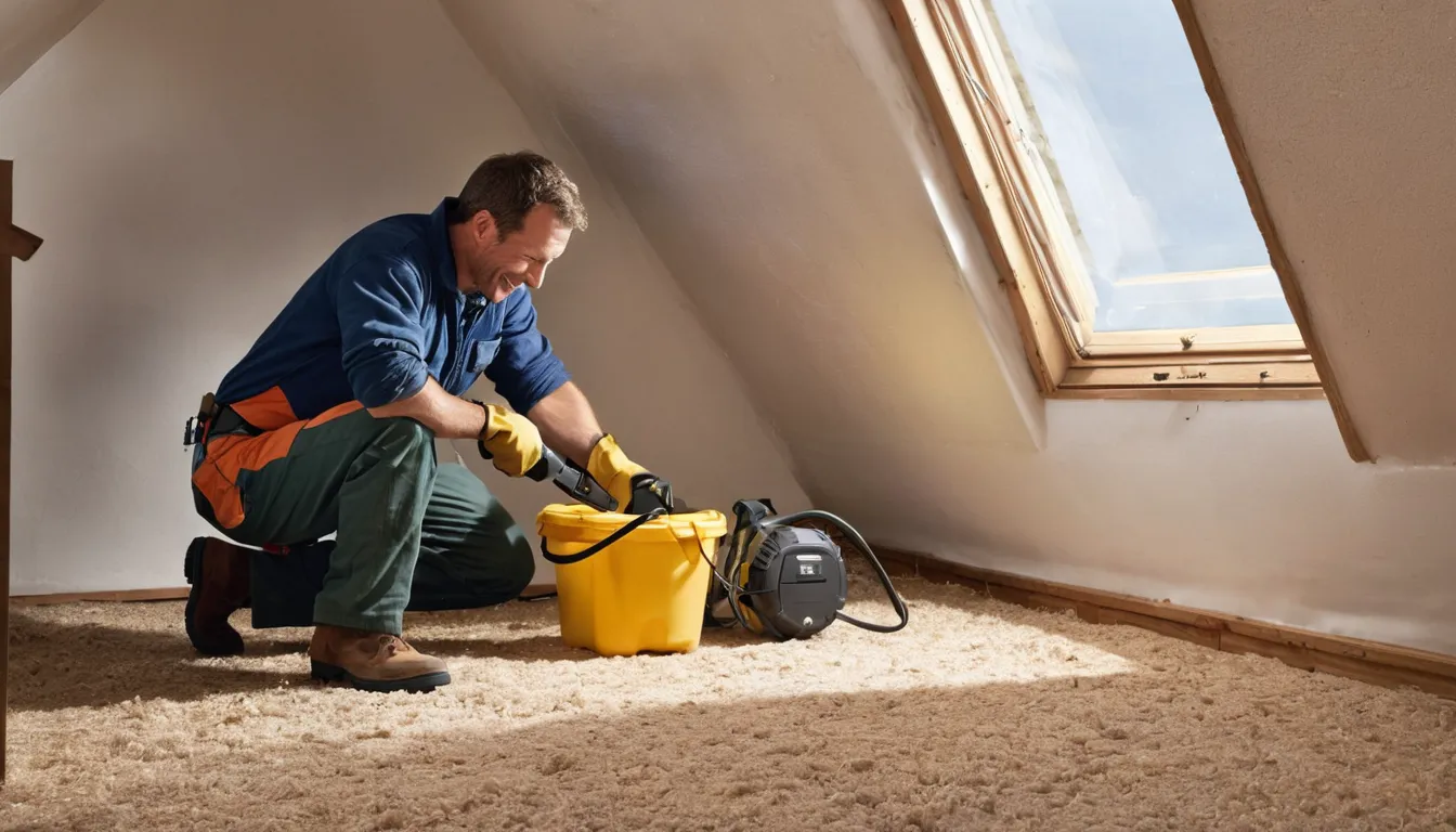 A friendly local provider checking an attic for signs of rodents in a Pleasant Prairie home